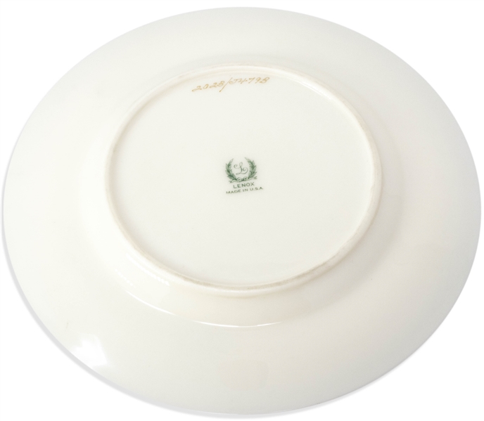 Franklin D. Roosevelt White House Bread Plate, Likely Ordered for Use on the Presidential Yacht
